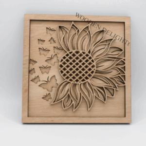 Sunflower and Butterflies