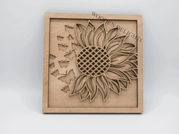 Sunflower and Butterflies